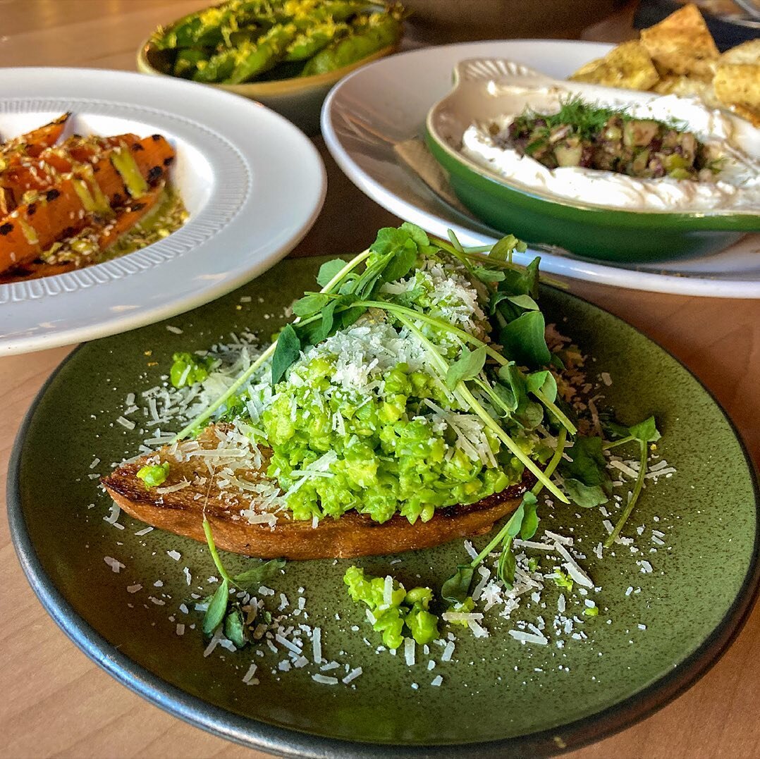 Anyone hungry? We&rsquo;re serving up a new menu for spring. Come in and try our pea tartare, radish salad, potato pizza, and more! Be sure to pair it with one of our refreshing new cocktails featuring coconut-infused vodka, pea puree, lemon bitters,