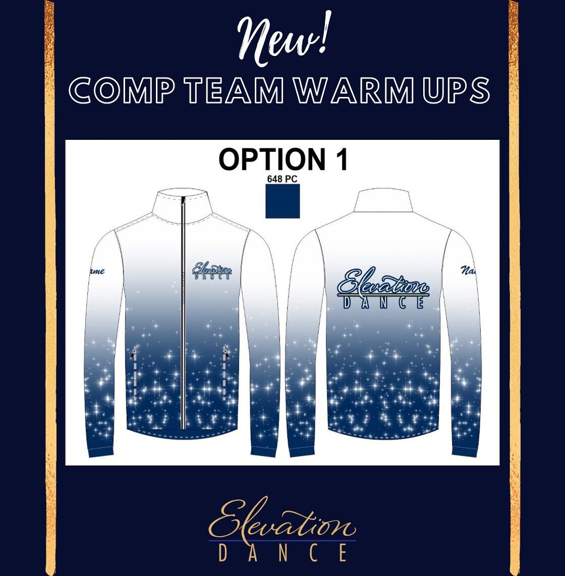 Have you seen our new competition team warm ups?! If you are a competition student- be on the lookout for an email coming soon to order yours!