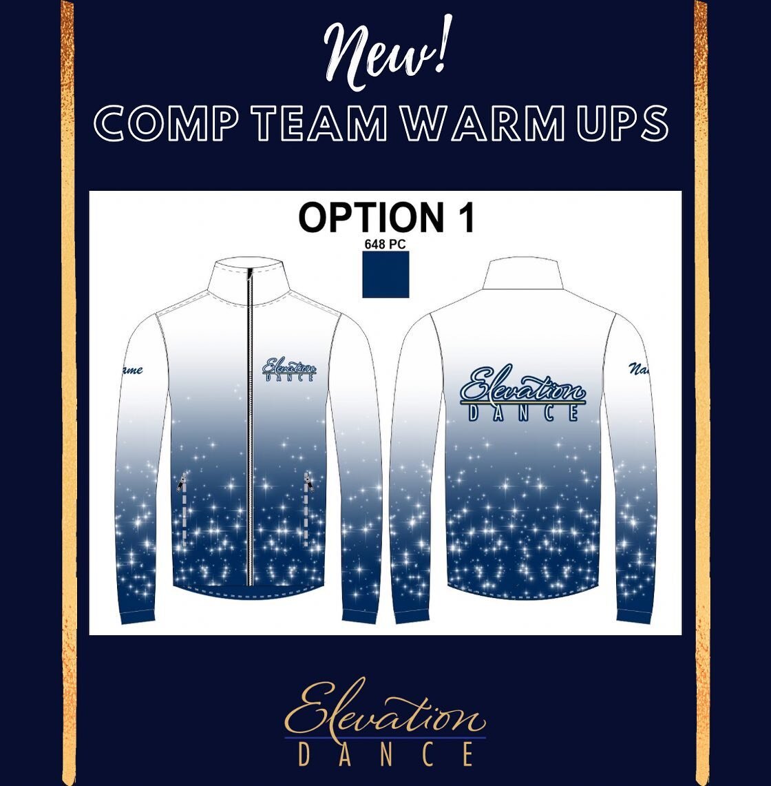 Have you seen our new competition team warm ups?! If you are a competition student- be on the lookout for an email coming soon to order yours!