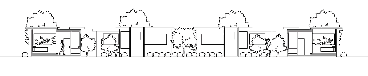 CAD sections for tiny home, Otis College 2024
