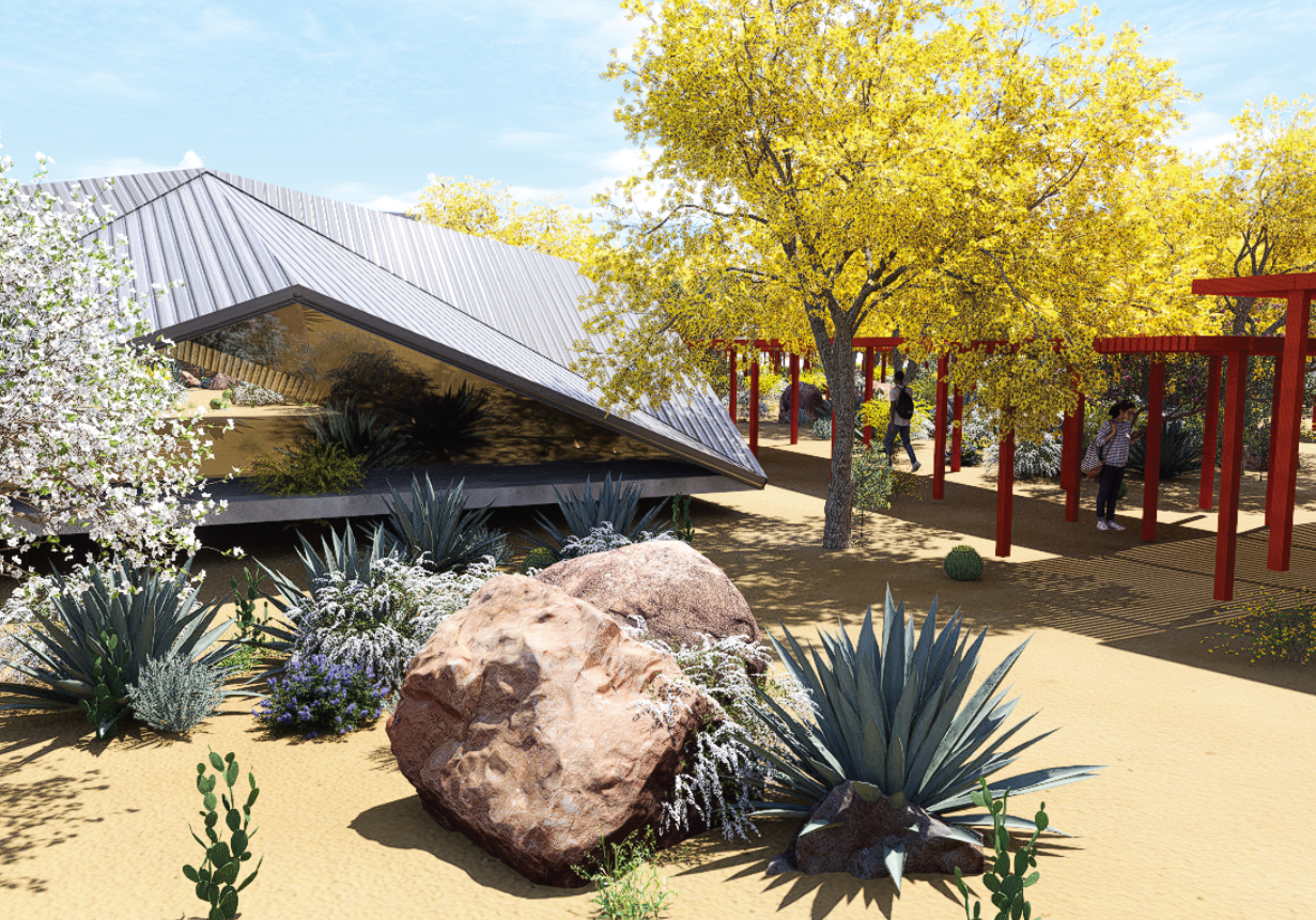 Architecture/Landscapes/Interiors site render, 2026, D5 & Rhino 8