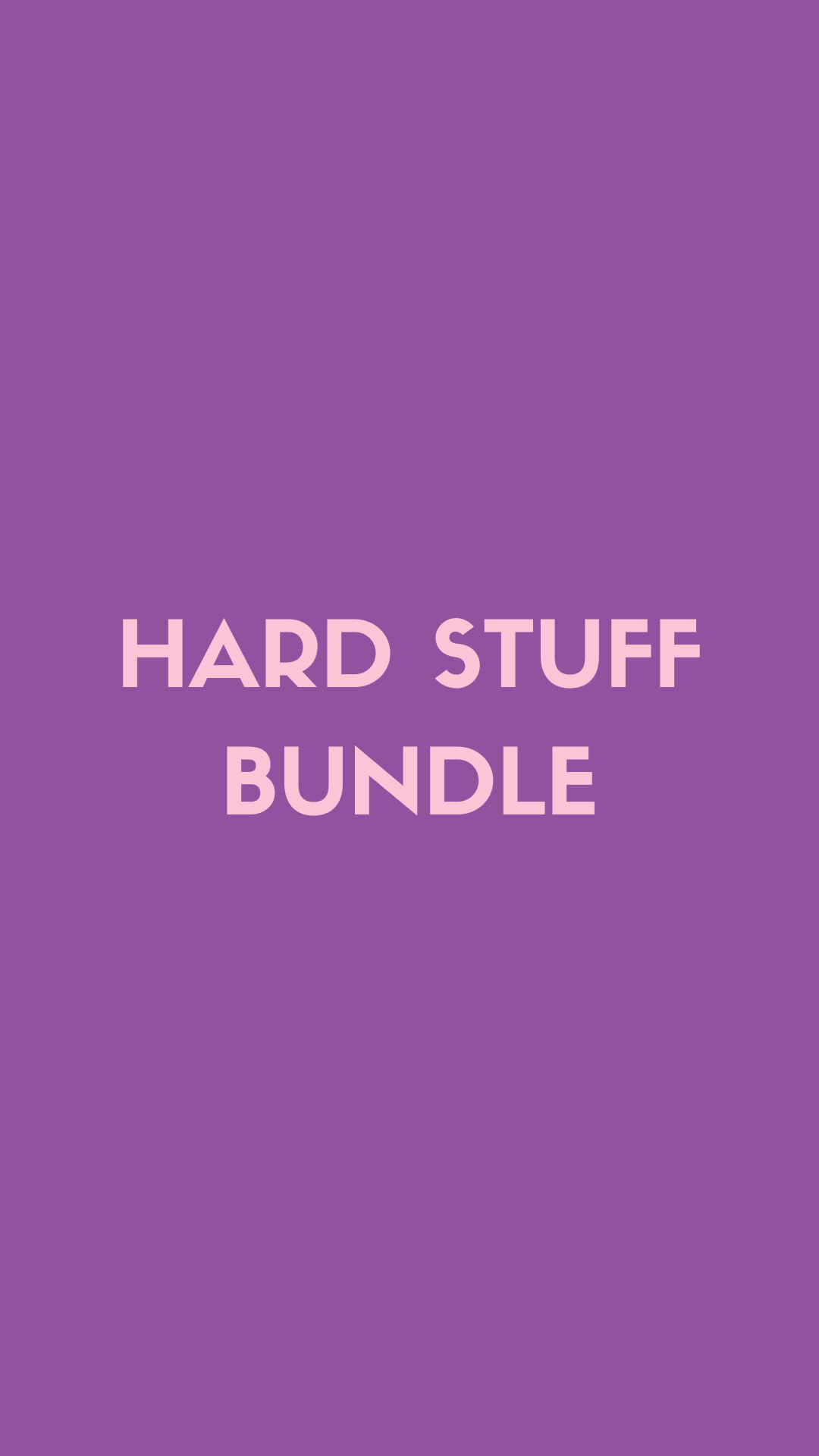 Hard Stuff