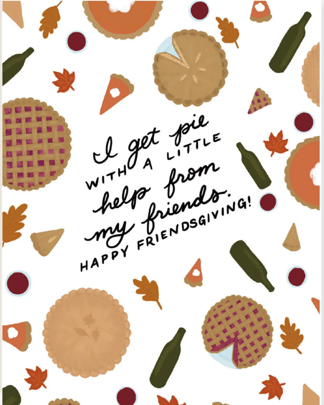 Previous example of a greeting card from our monthly subscription. 