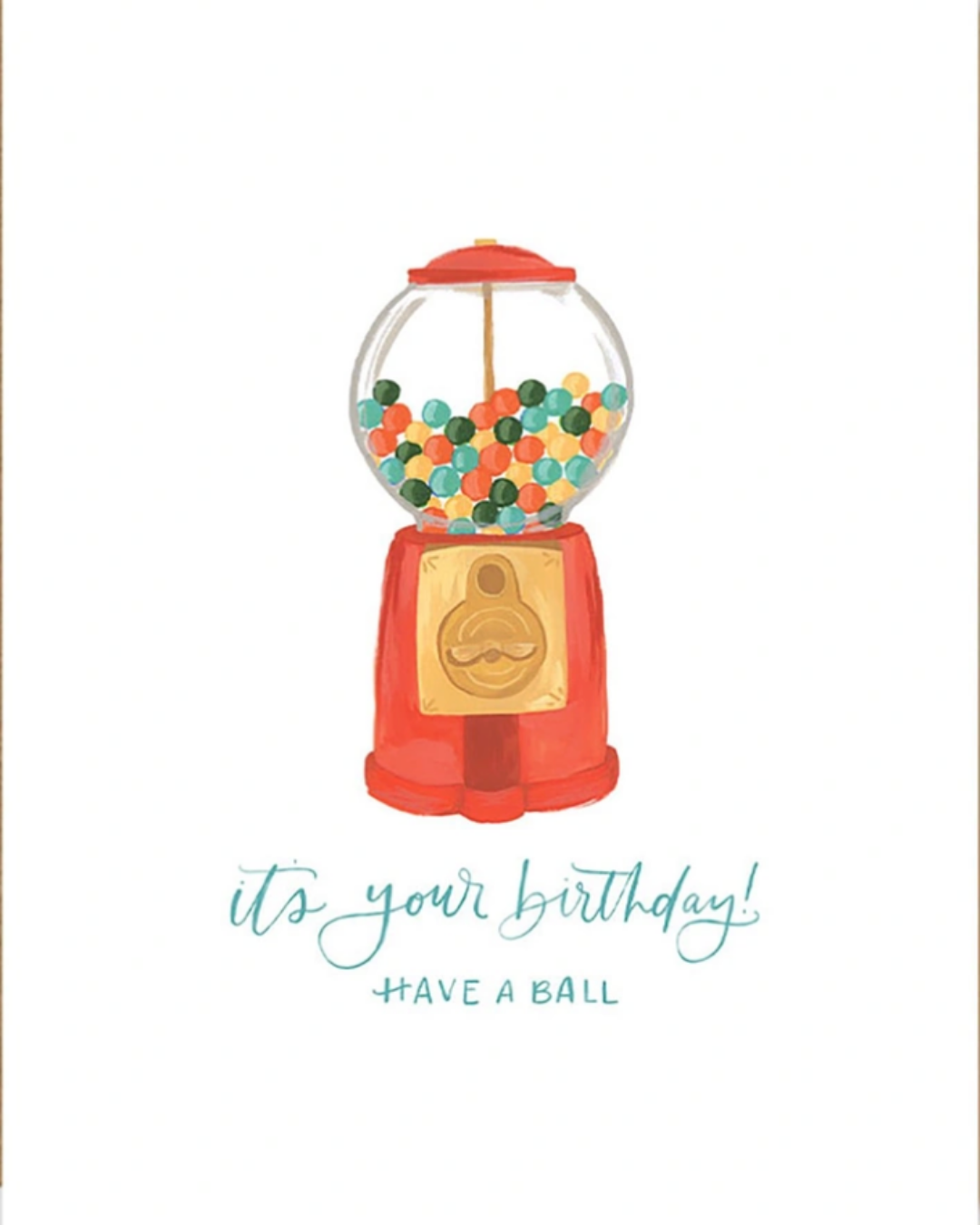 Previous example of a greeting card from our monthly subscription. 