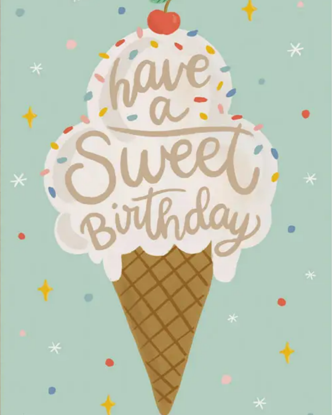 Previous example of a greeting card from our monthly subscription. 