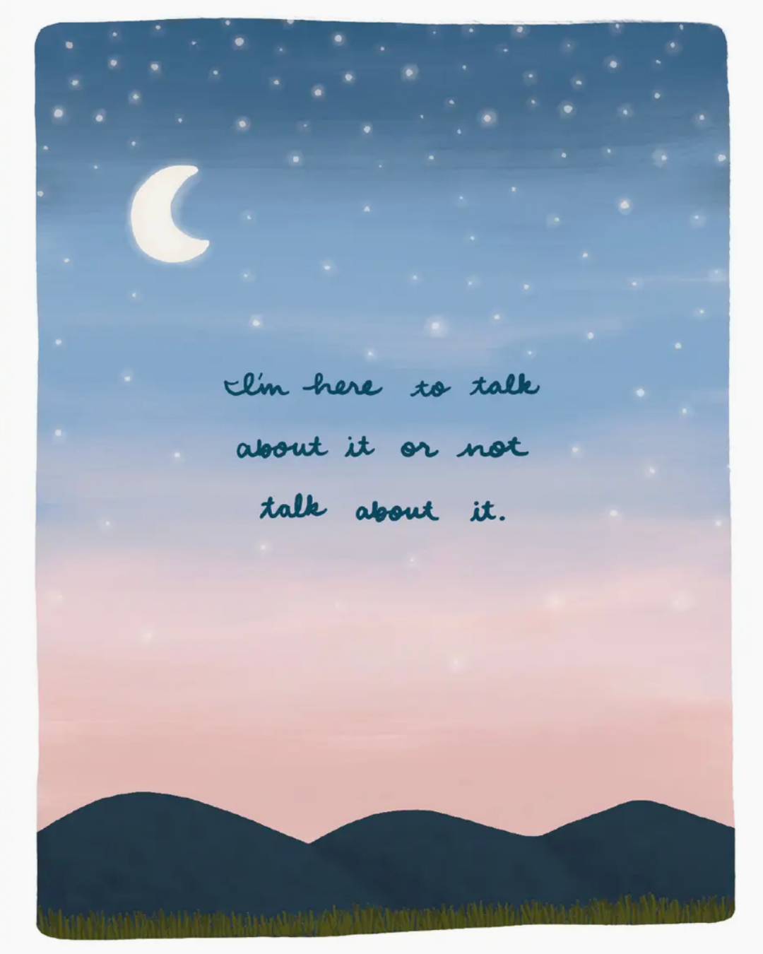 Previous example of a greeting card from our monthly subscription. 