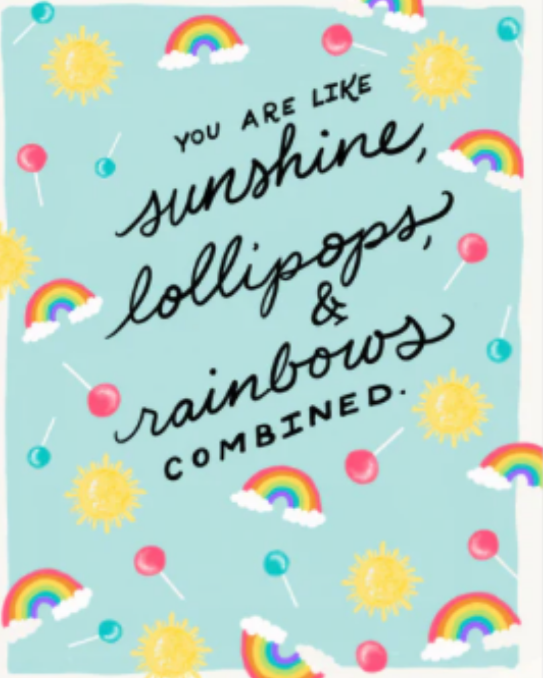 Previous example of a greeting card from our monthly subscription. 