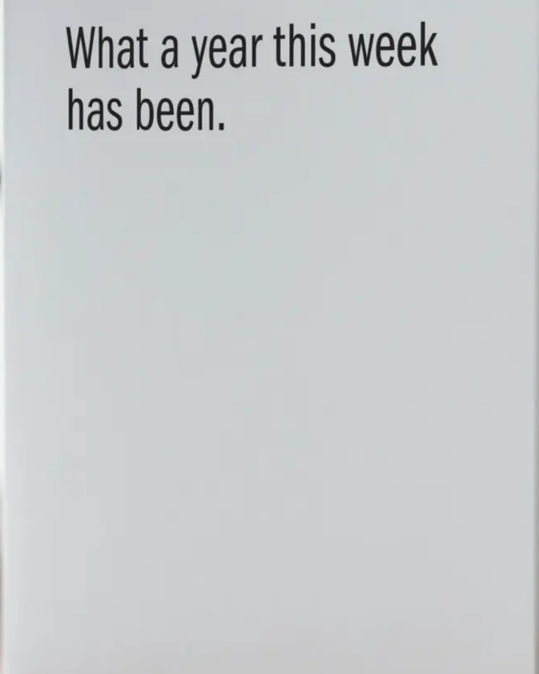 Previous example of a greeting card from our monthly subscription. 