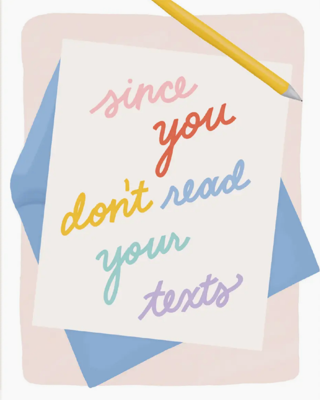 Previous example of a greeting card from our monthly subscription. 