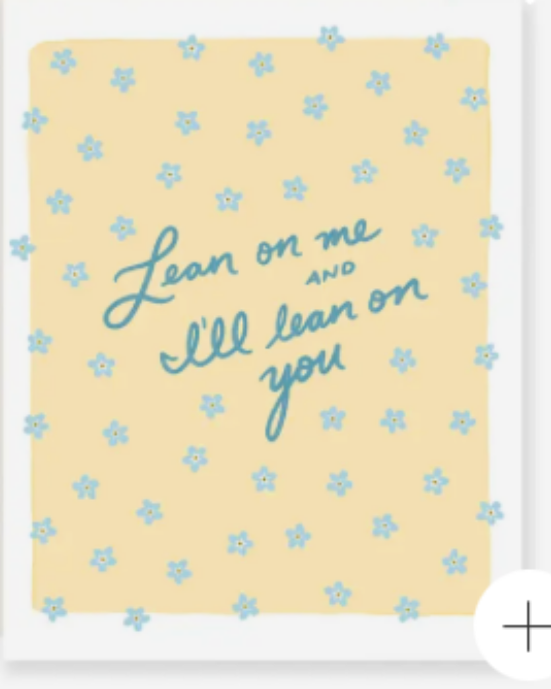 Previous example of a greeting card from our monthly subscription. 
