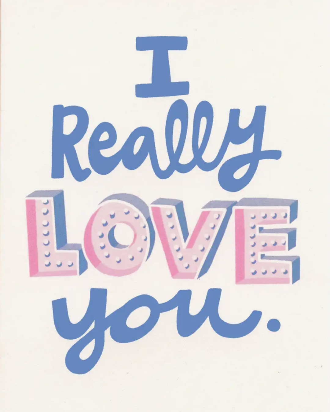 Previous example of a greeting card from our monthly subscription. 