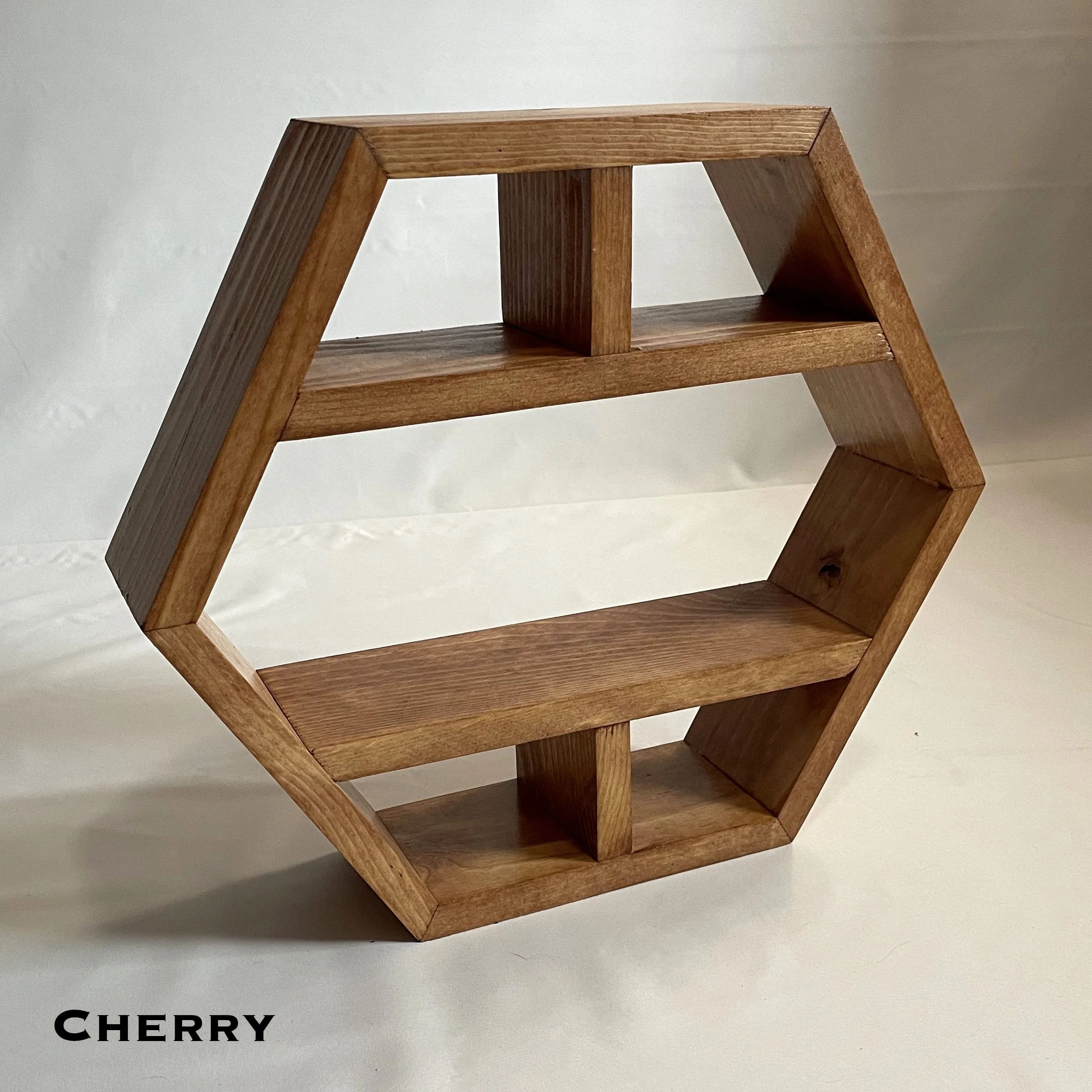 Hexagonal Floating Shelf