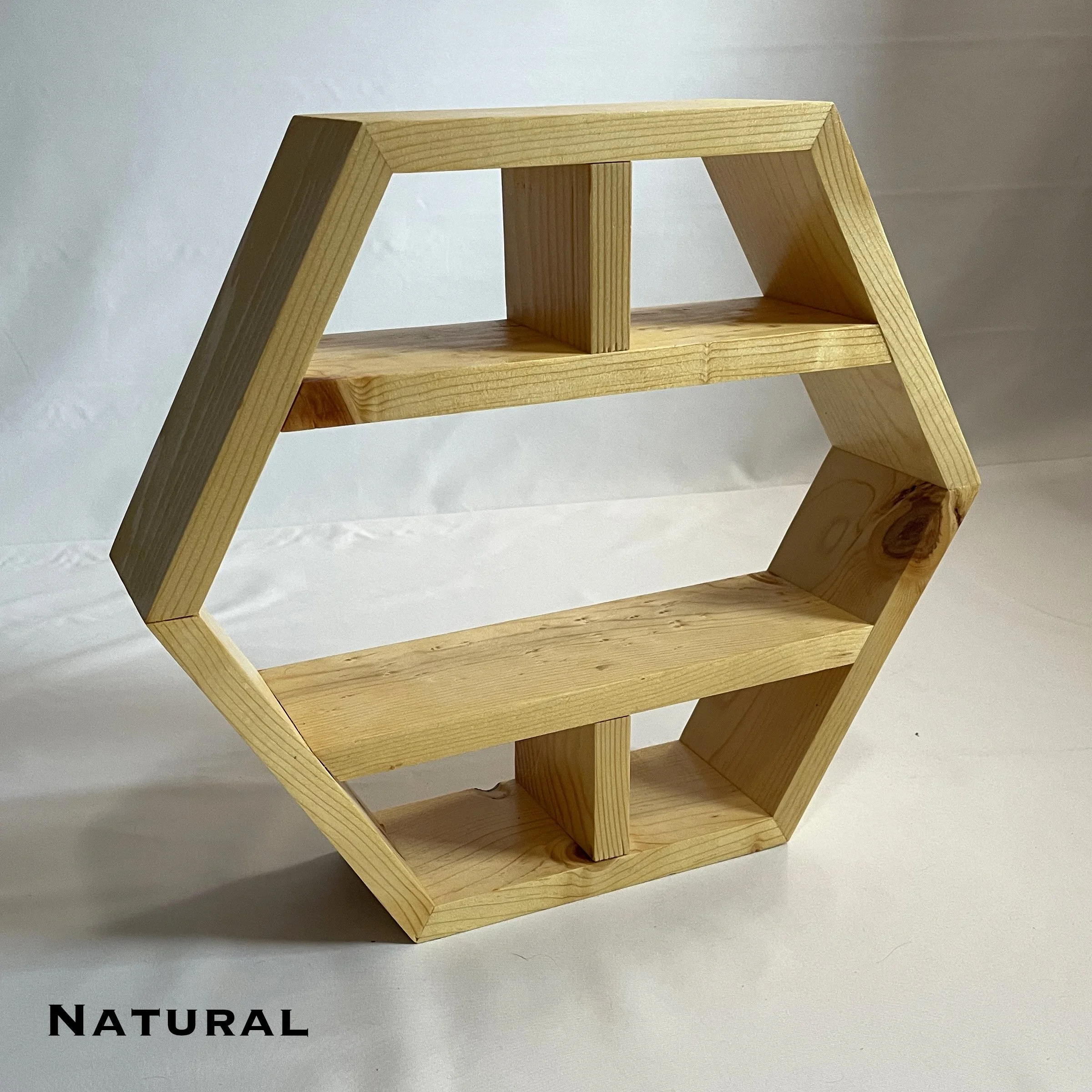 Hexagonal Floating Shelf
