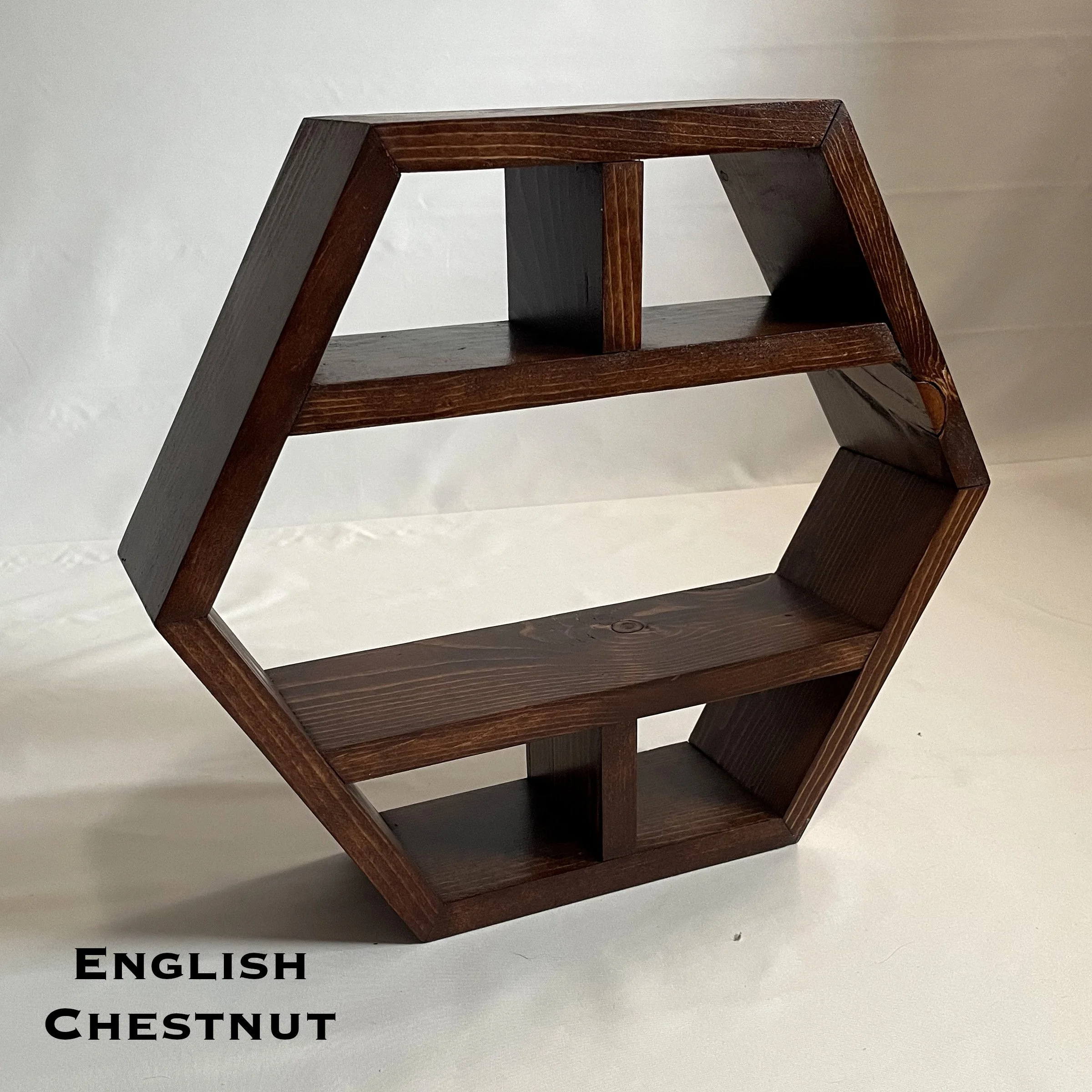 Hexagonal Floating Shelf