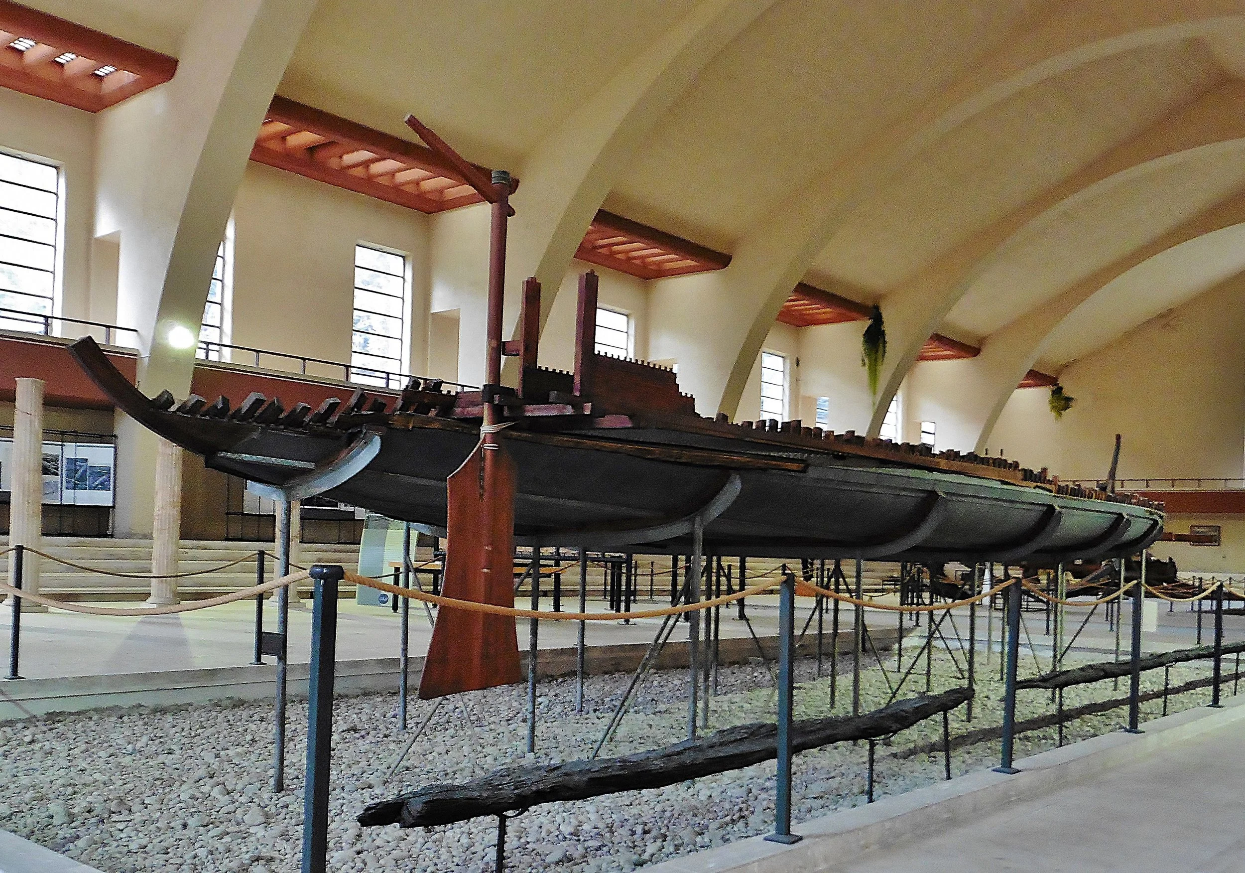 For centuries, locals marveled at the dark forms of two great ships in the depths of Lake Nemi …
THE LOST SHIPS OF NEMI