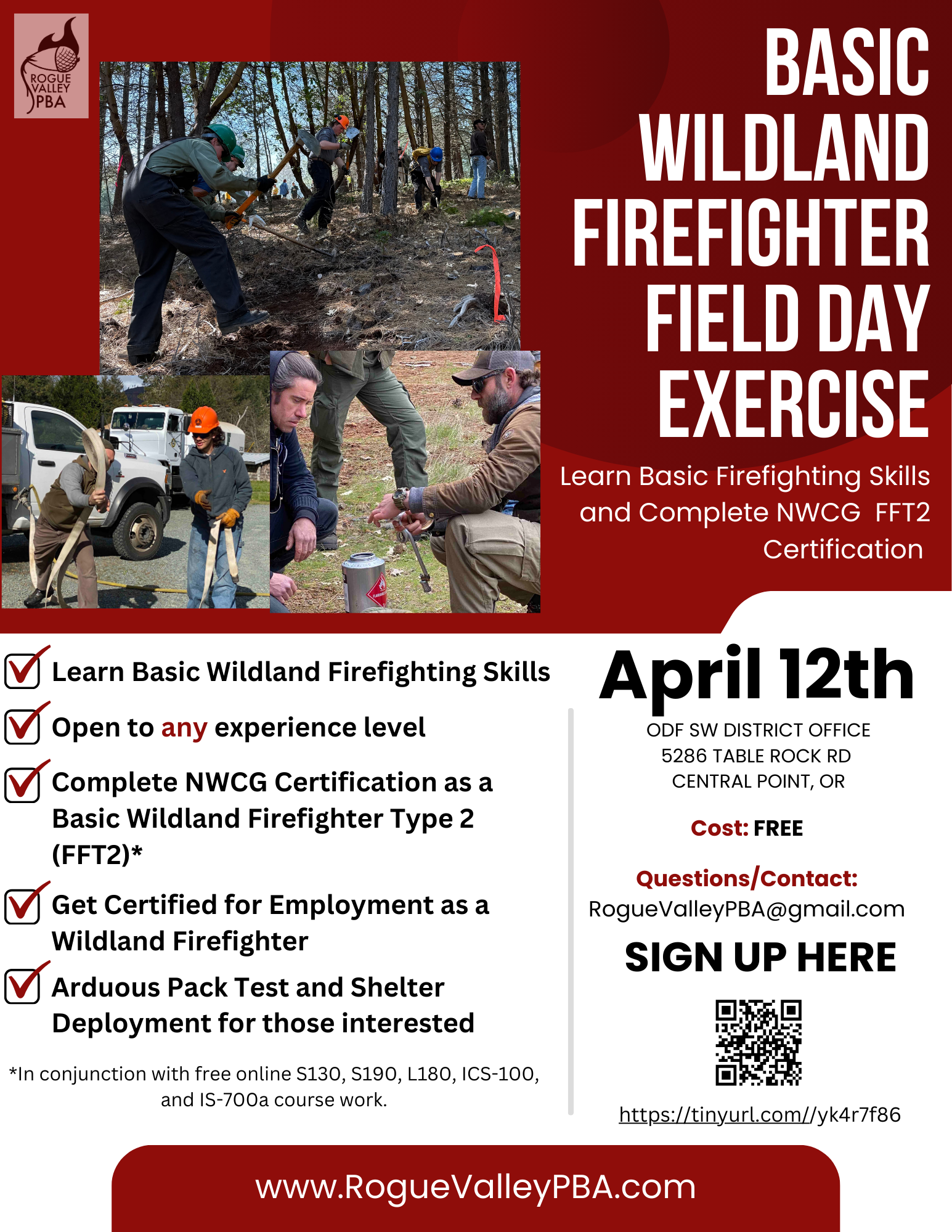 S130/S190 Field Day Exercise and Pack Test 