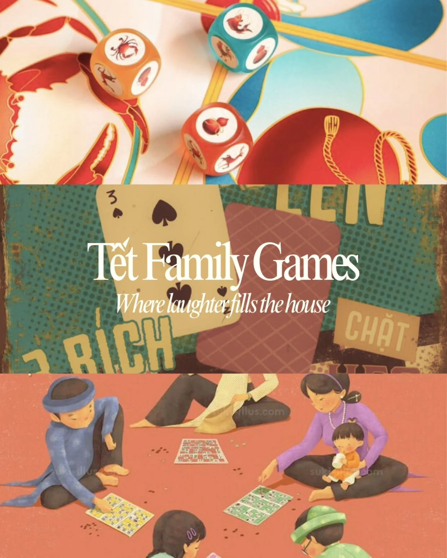 Tết isn&rsquo;t complete without the games that bring everyone together

After the meals are finished and the tea is poured, the house slowly transforms. The mats come out. The coins start clinking. And that&rsquo;s when the real fun begins&hellip;

