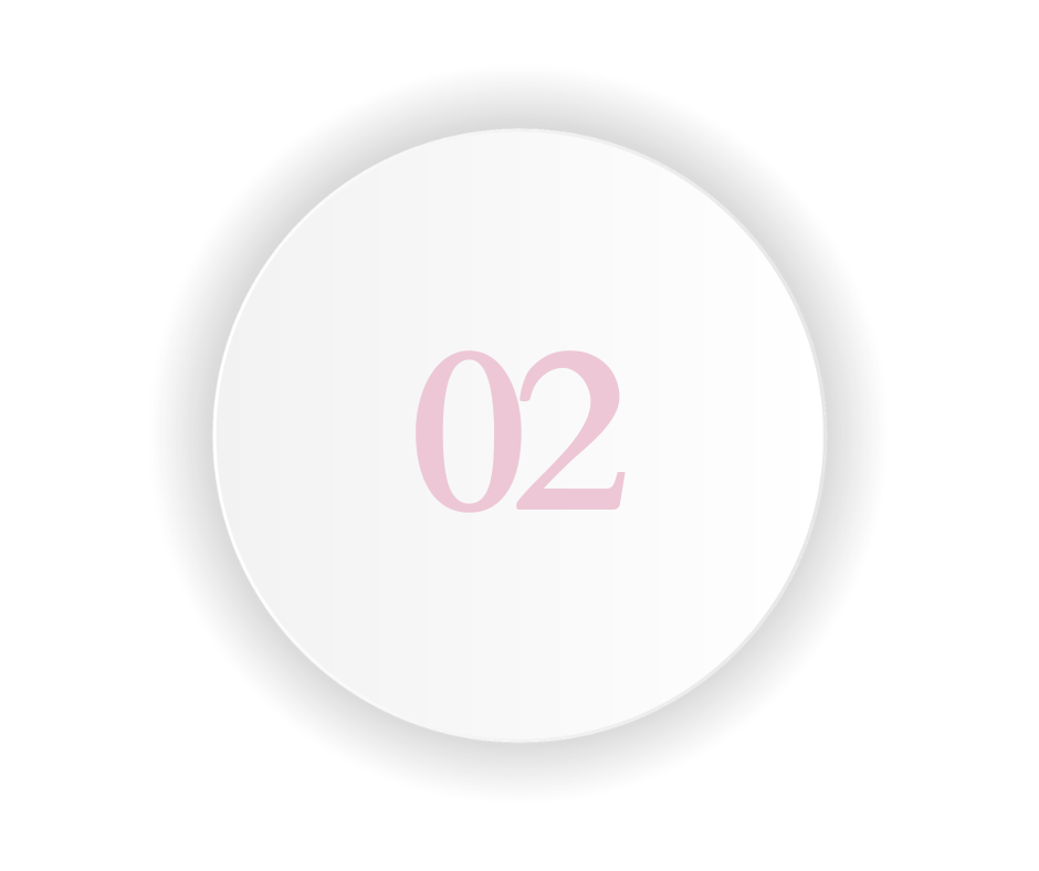Circle with "02" in pink