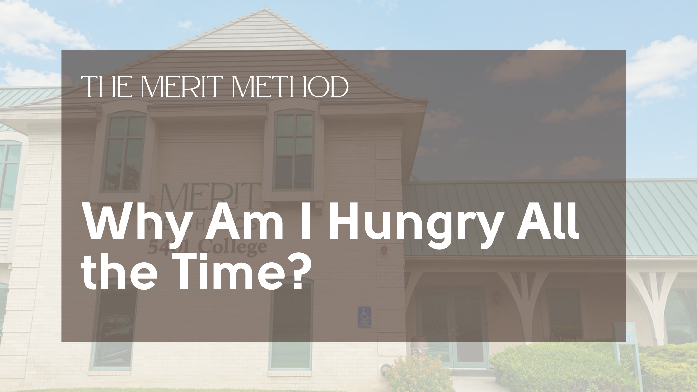Why Am I Hungry All the Time