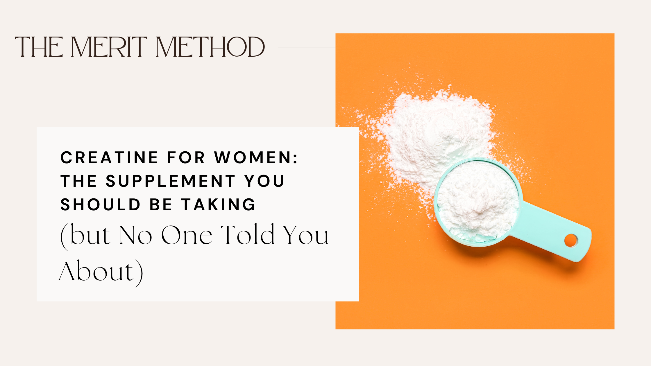 Creatine For Women :the supplement you should be taking