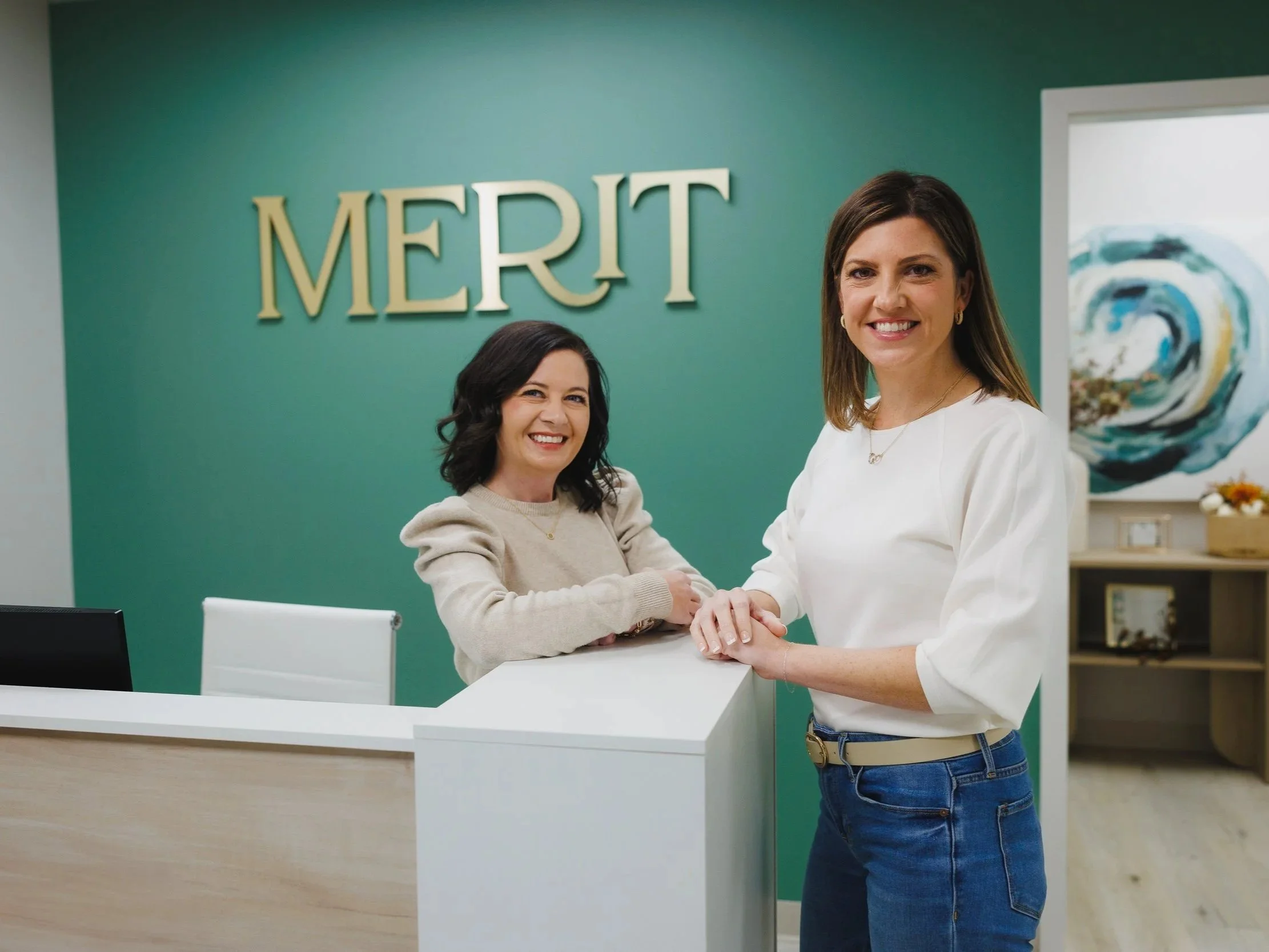 Merit cofounders Stephanie + Veronica