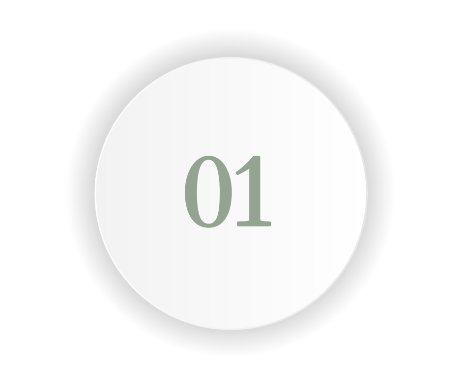 Circle with "01" in green