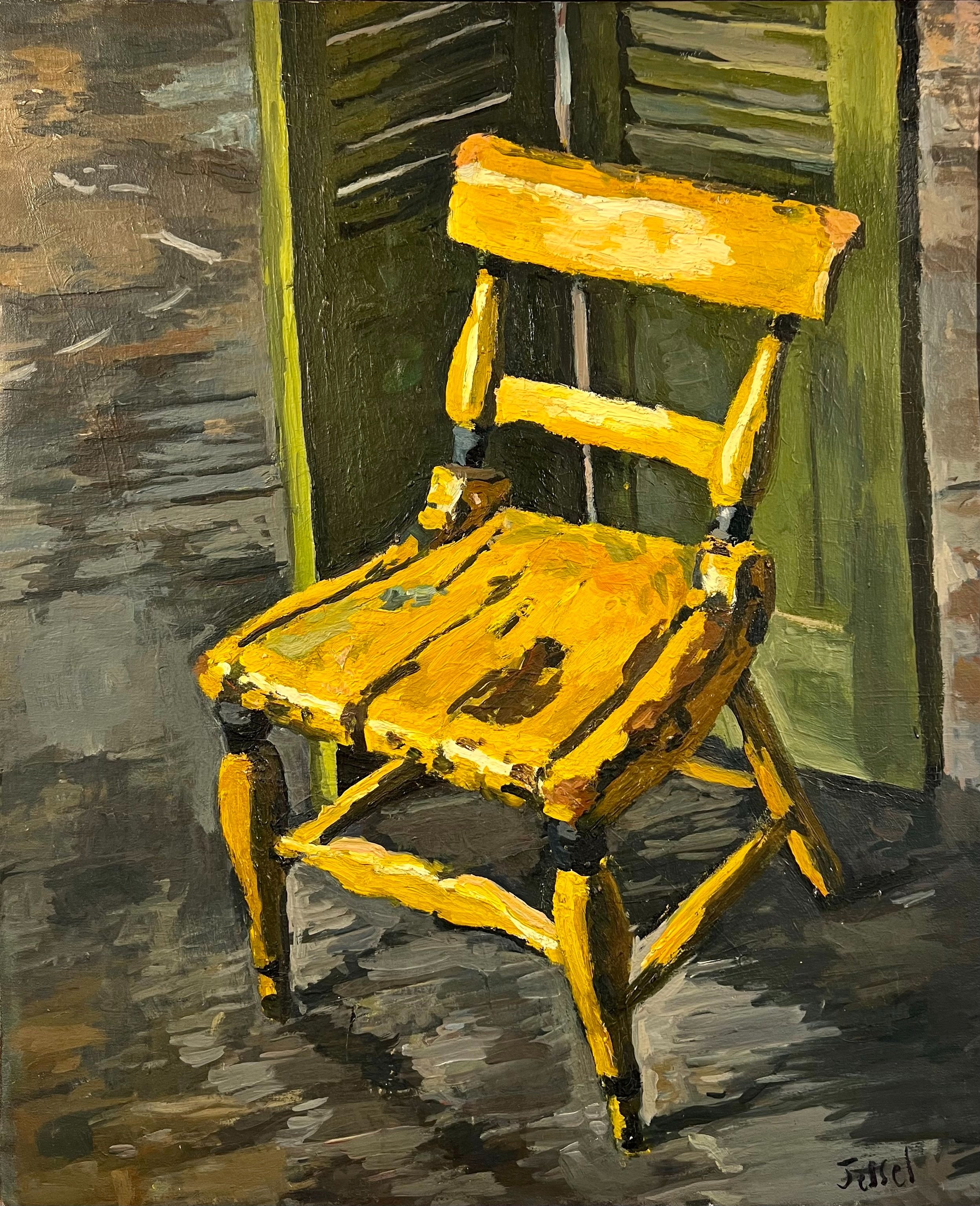  "WHERE IT ALL STARTED", 1973, OIL ON CANVAS, 30”/24” 