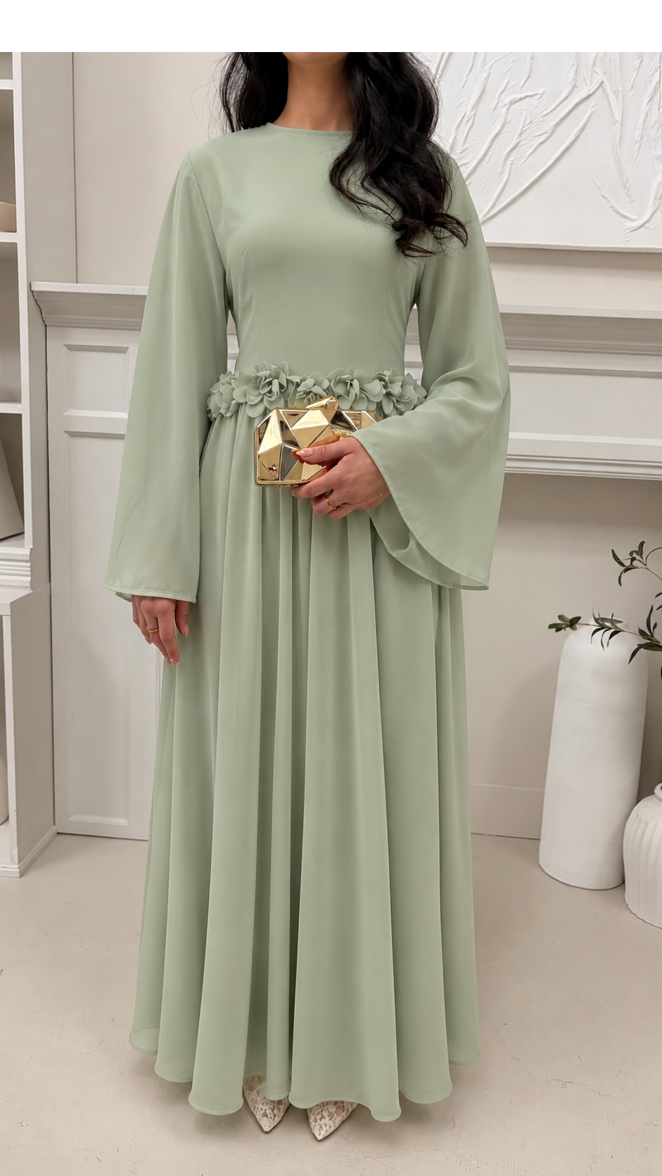 Sage Green Floral Waist Gown.png (Copy)