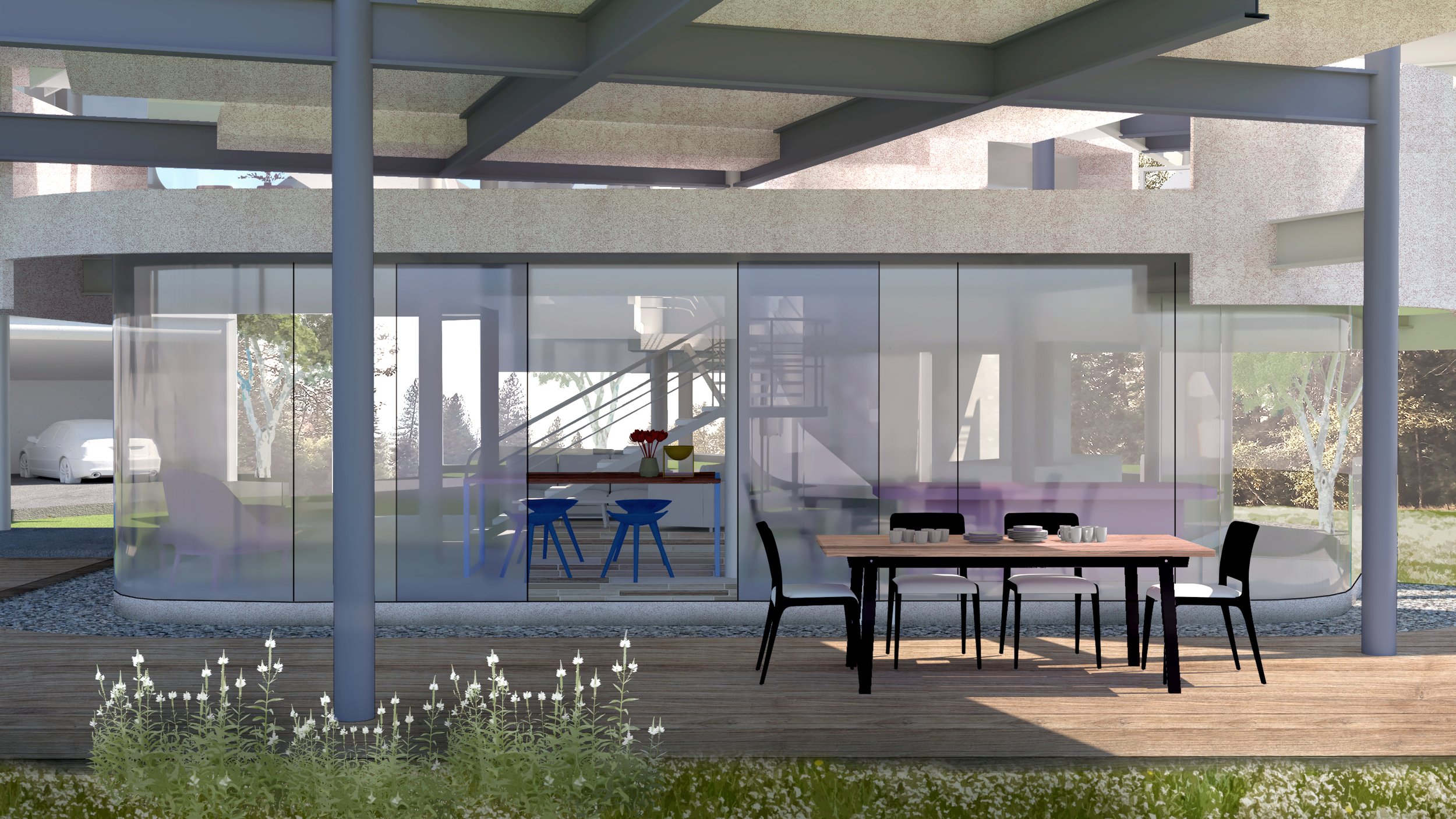 Rendering-Dining Area