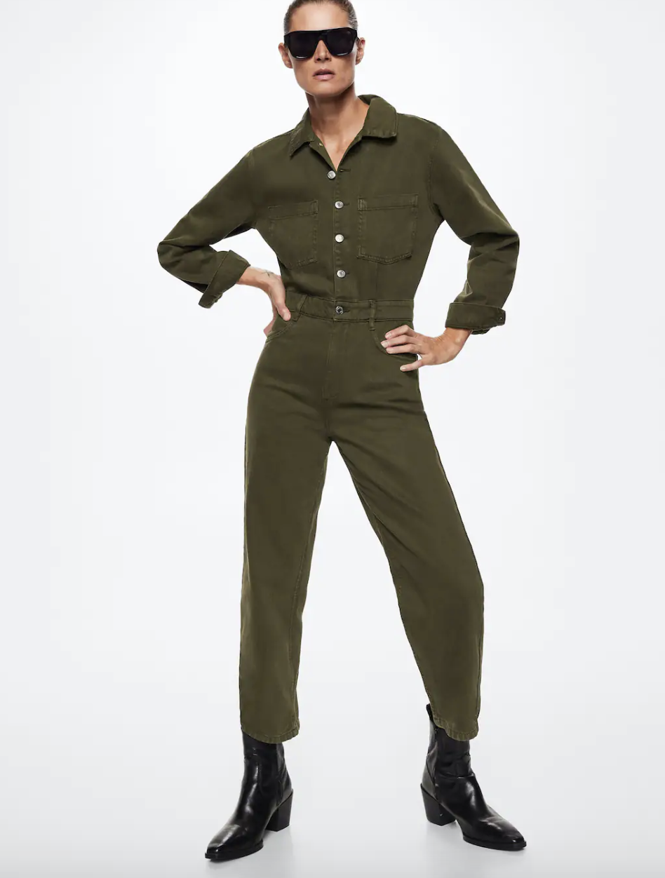 KHAKI JUMPSUIT