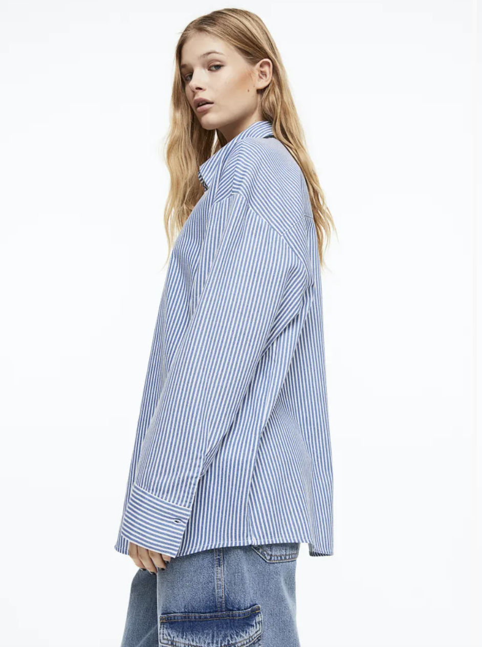 OVERSIZED STRIPED SHIRT 