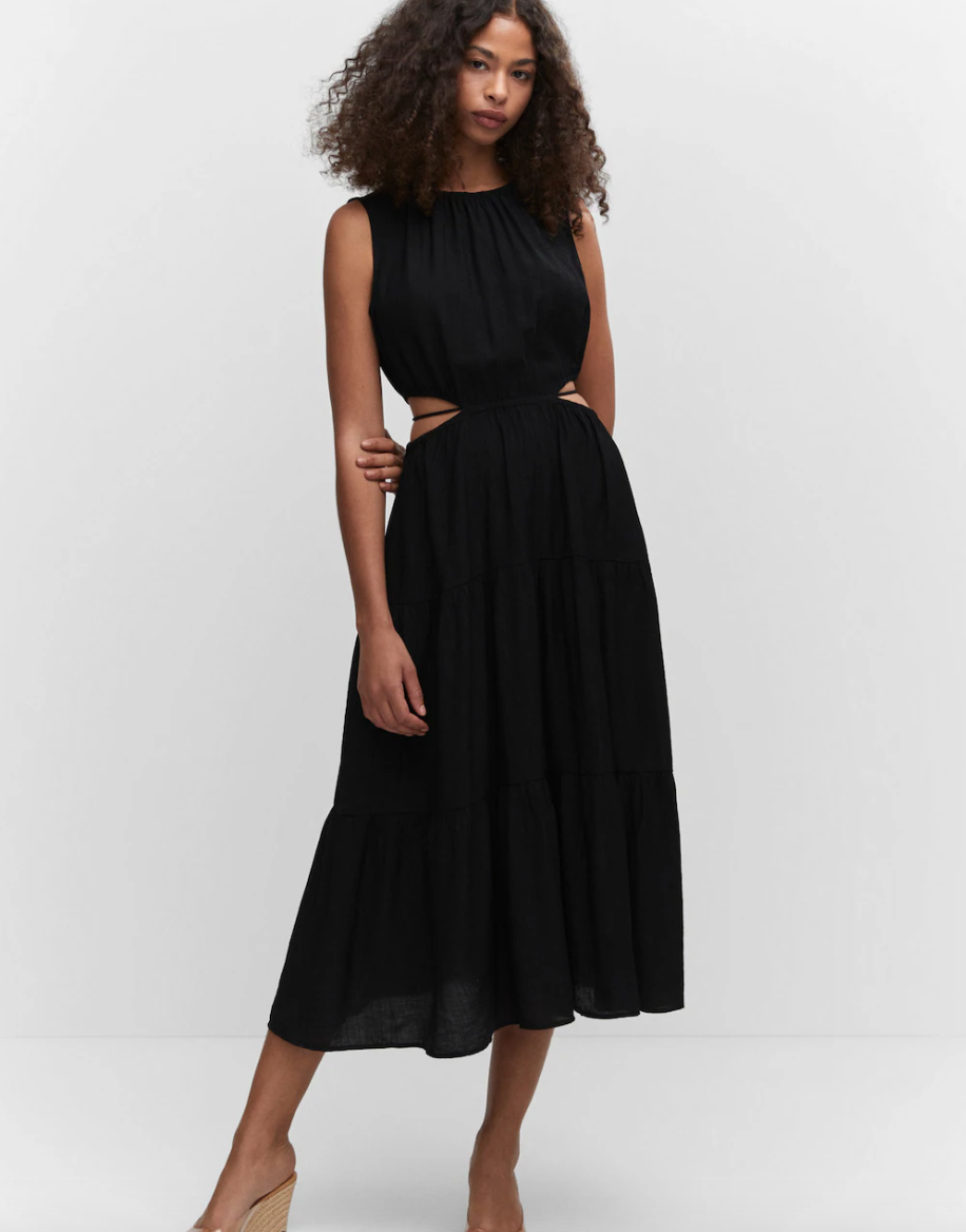 BLACK CUT OUT DRESS