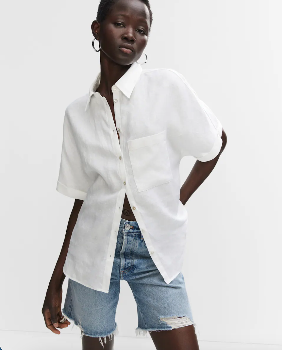 POCKET LINEN SHIRT