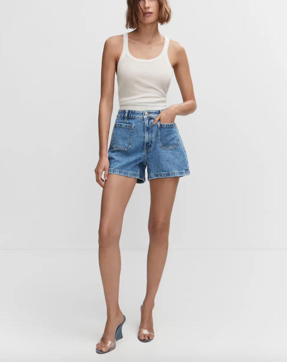 DENIM SHORTS