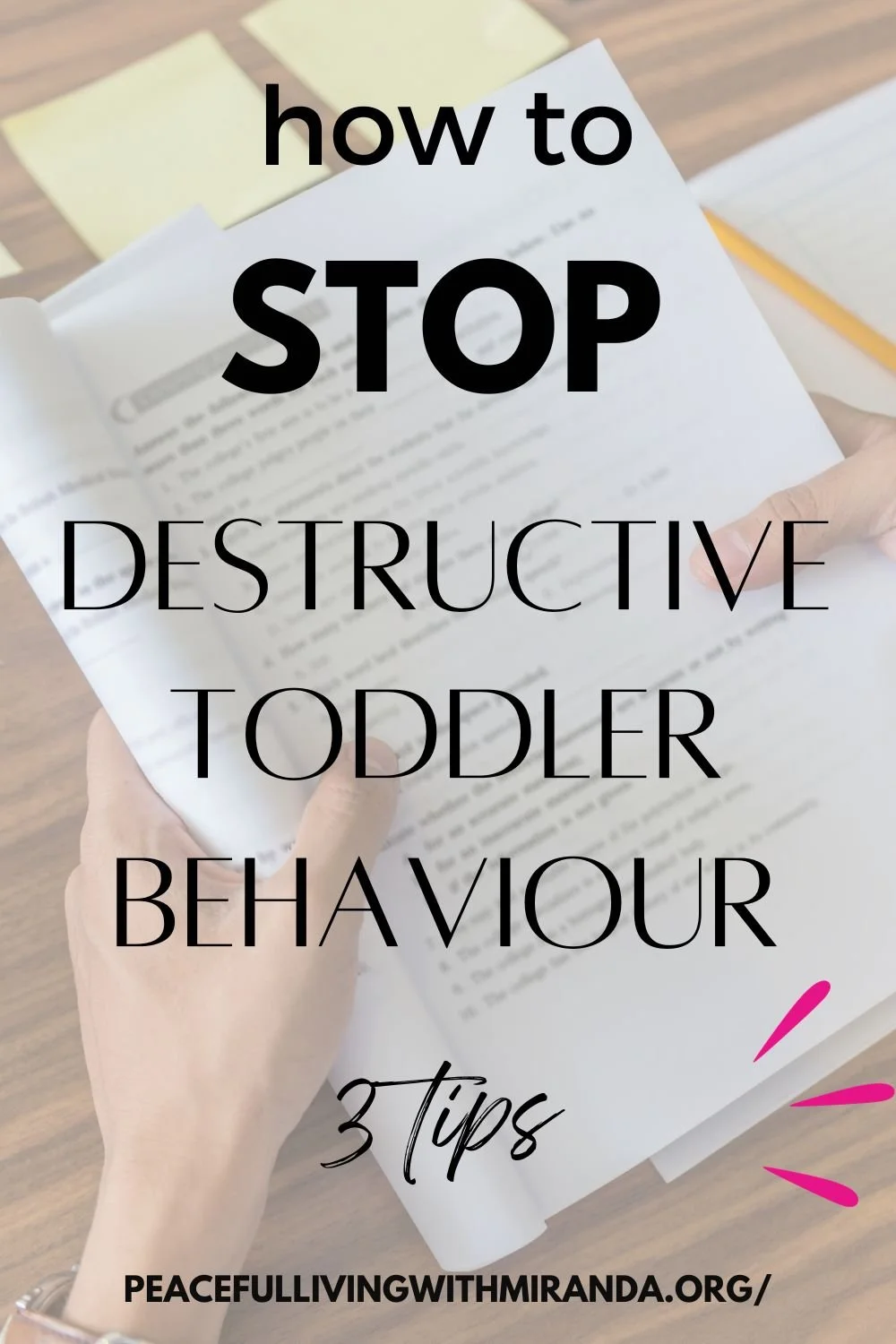 destructive toddler behaviour