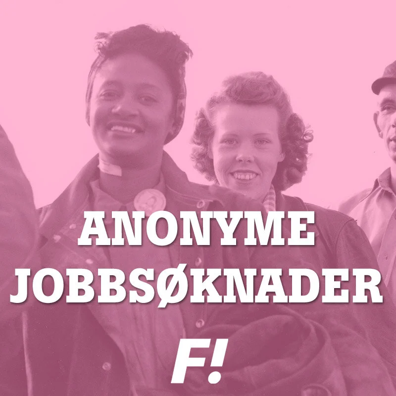 Fi vil ha anonyme jobbsøknader