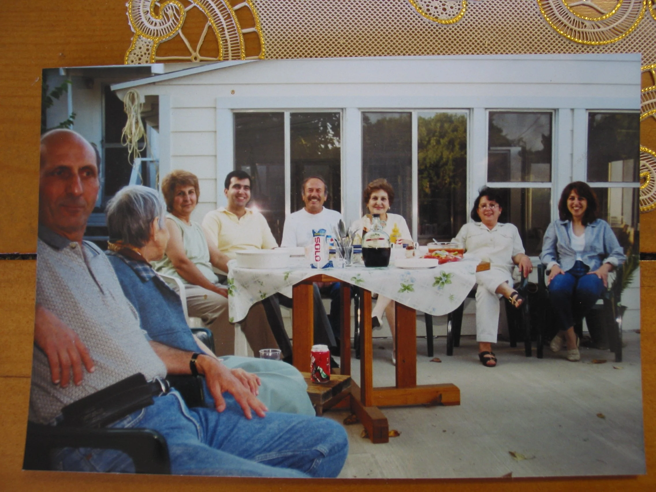 Photo my Uncle Haroot had. I snapped a photo with Auntie, Eric and Rina too