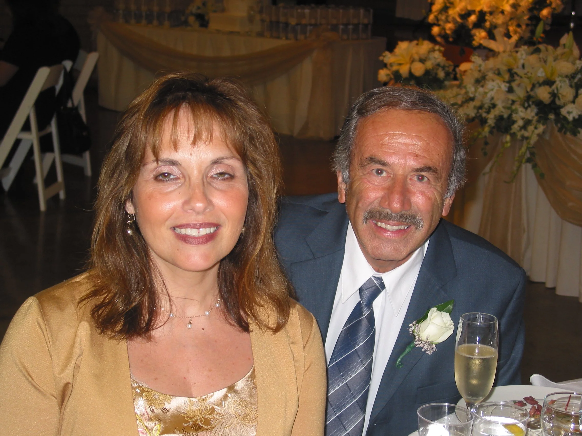 Uncle Haroot and Gina at Eric's wedding