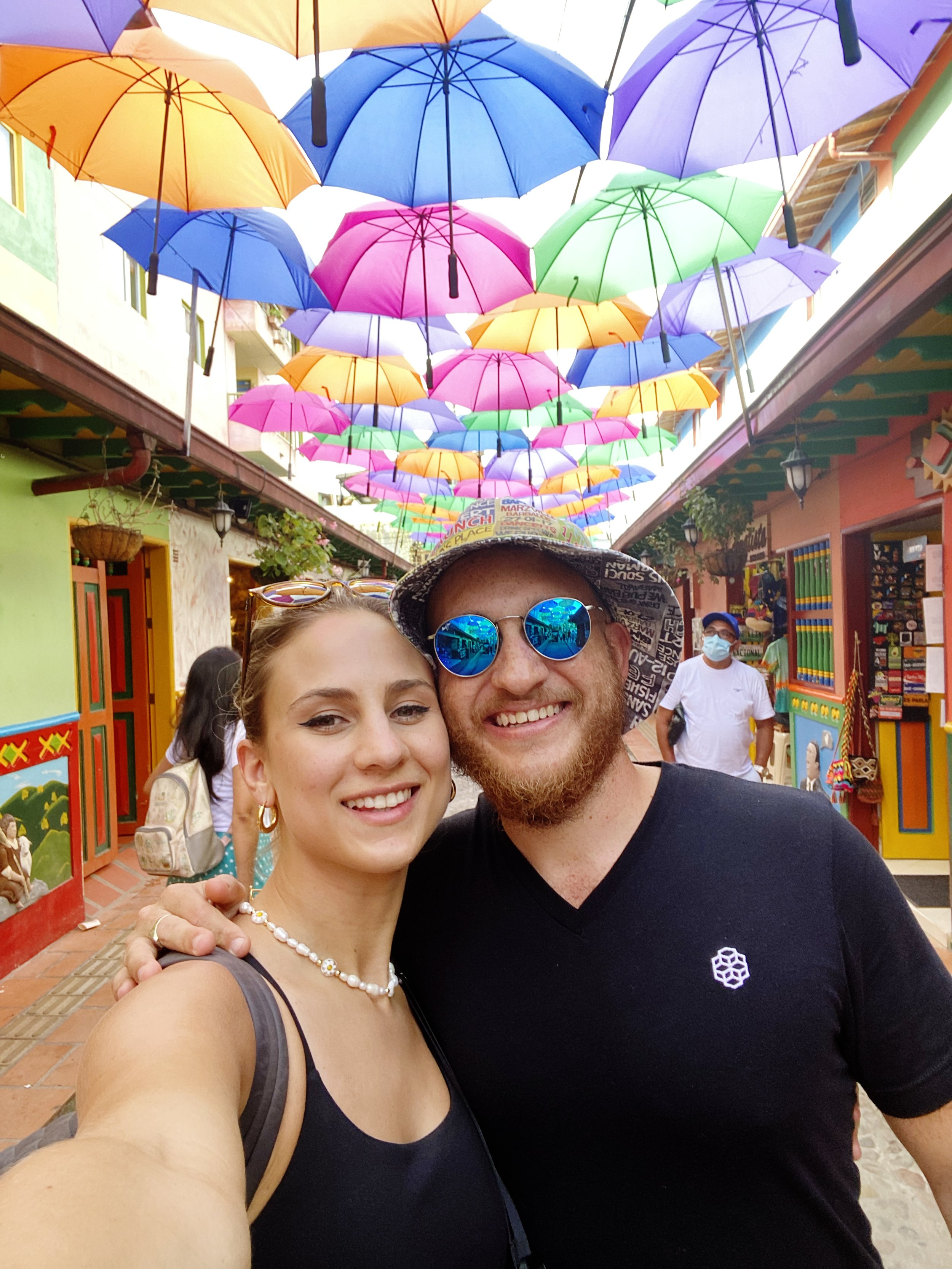 Touring small towns in Colombia.