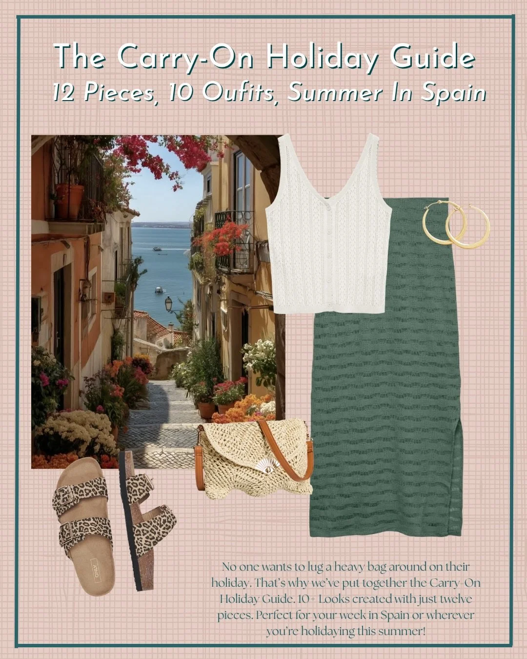 The Bea &amp; Aud Lifestyle Carry-On Holiday Guide☀️

As much as I love clothes, overpacking for a holiday can be such a hassle! That&rsquo;s why I&rsquo;ve put together this Carry-On Holiday Guide, 10+ looks curated using just 12 pieces from our col