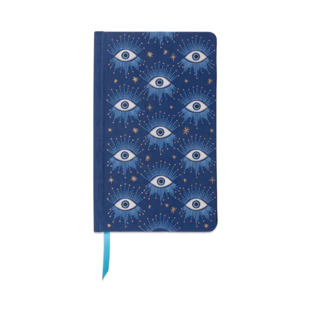 Celestial Bookcloth Journal - Starry Eyed.png