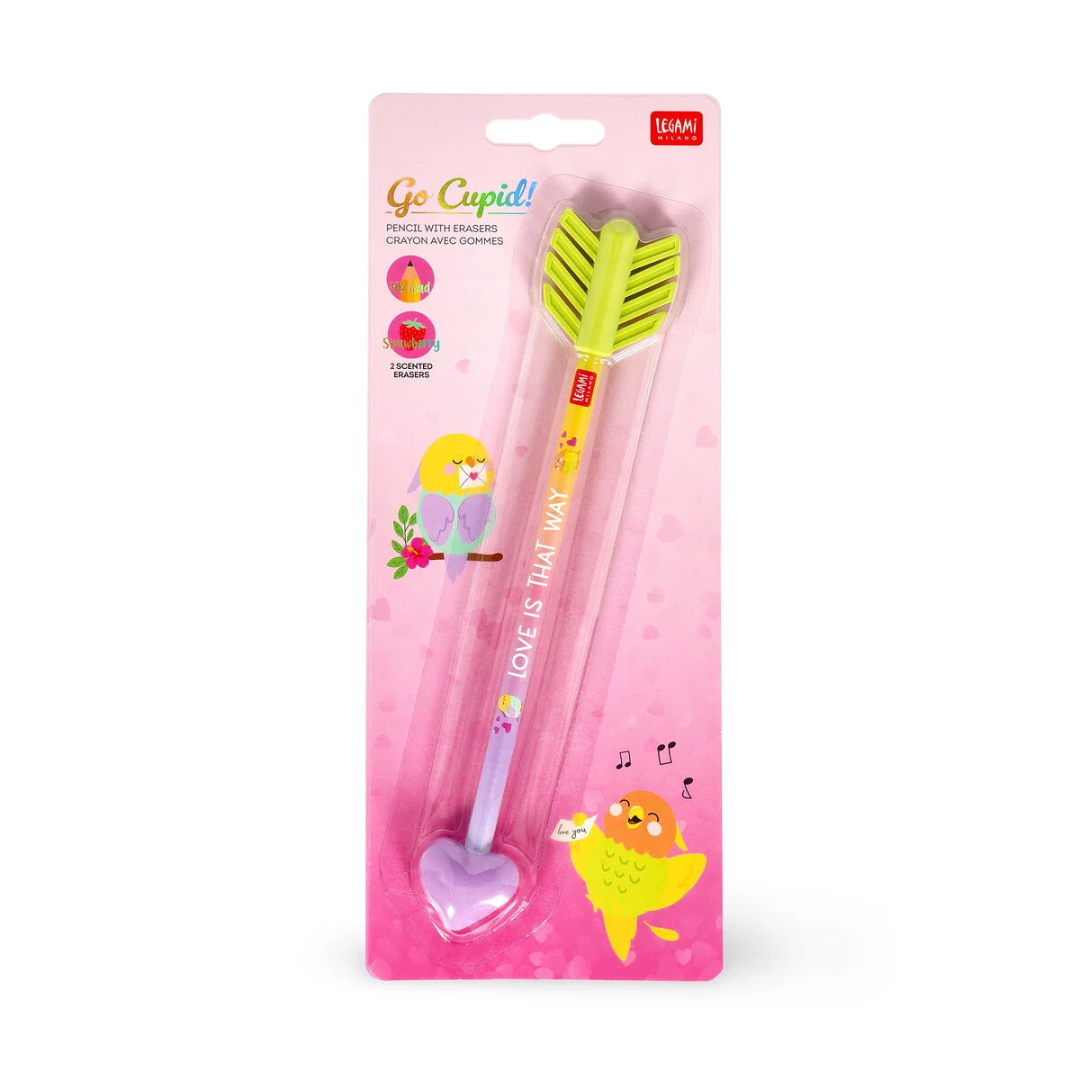 Pencil with two Scented Erasers - Go Cupid! MAIN.png