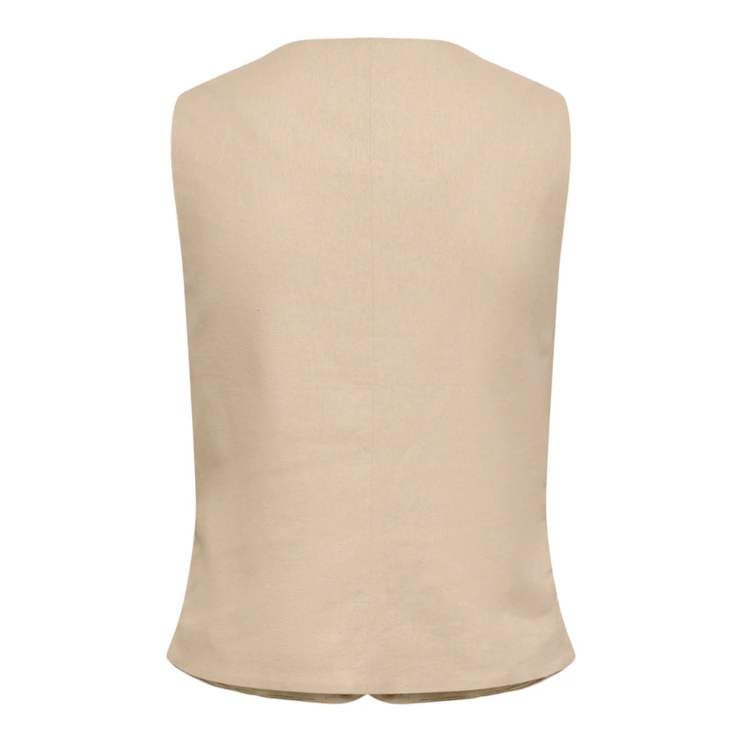 ONLGOA-LINEN-WAISTCOAT-OXFORD-TAN-BACK.png