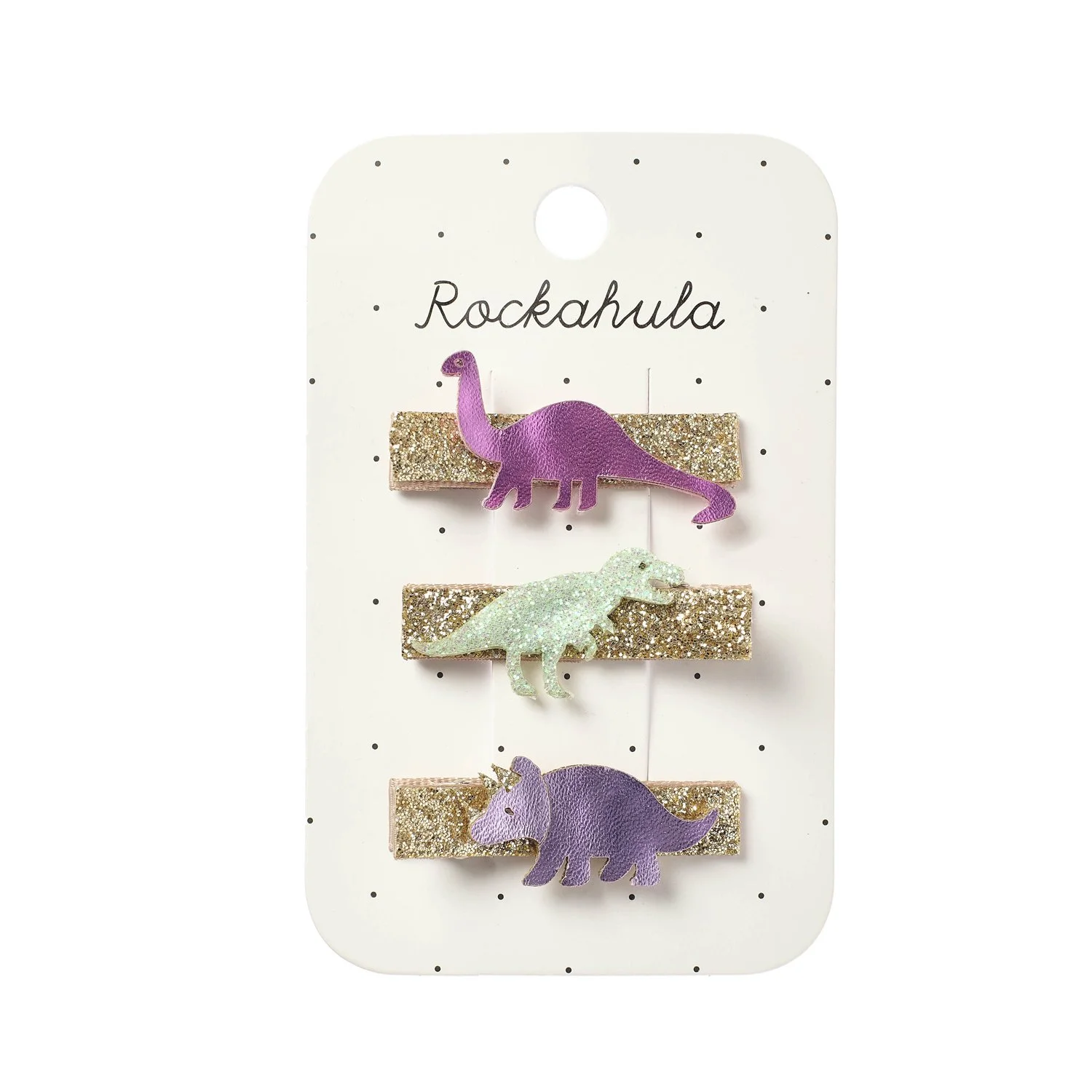 Rockahula Shimmer Dinosaur Bar Clips