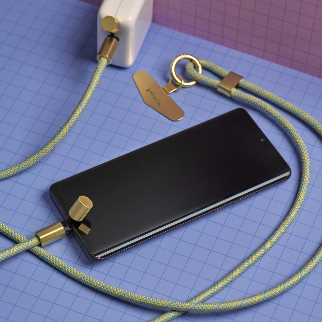 Inkerie Charge Carry Phone Lanyard Blue3.png