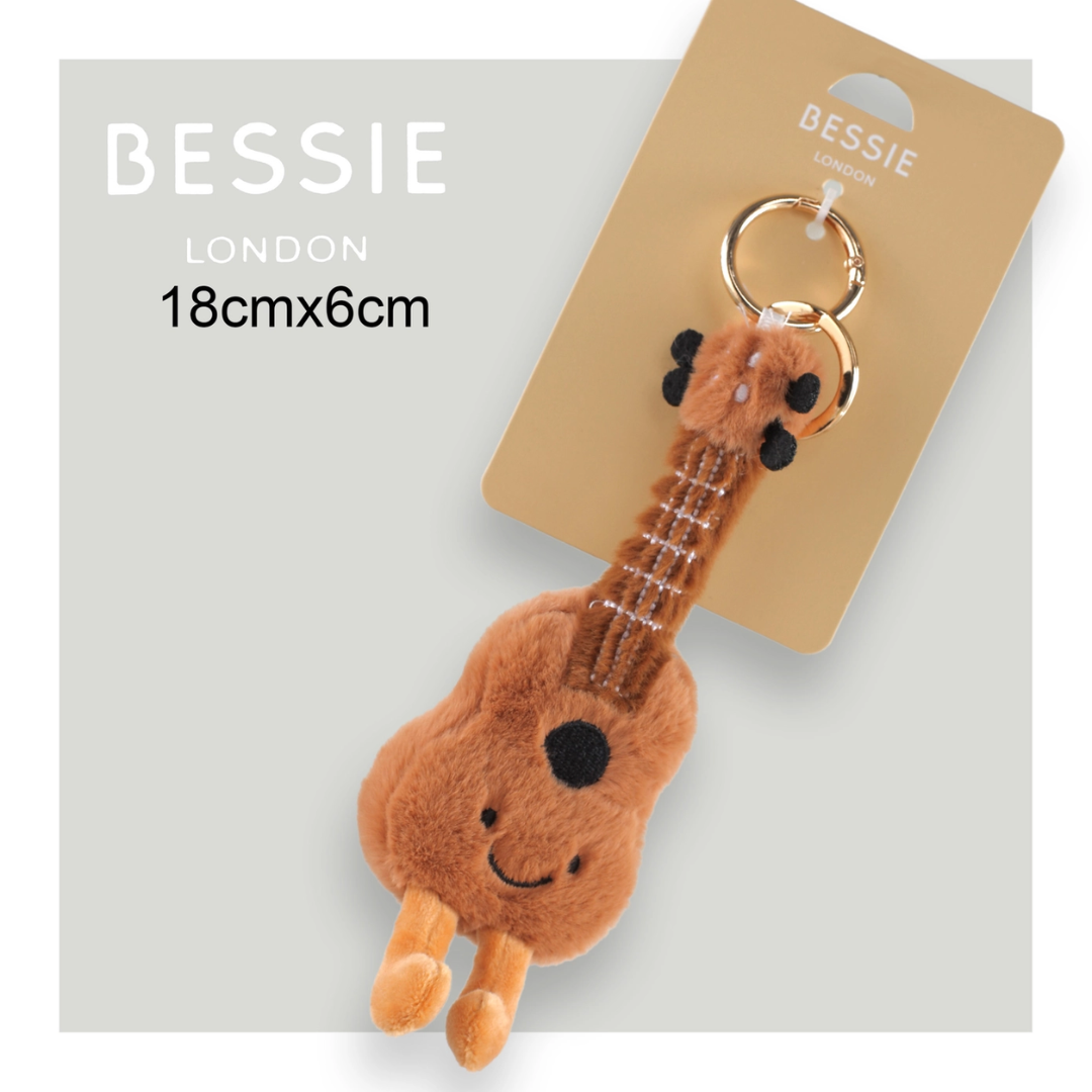 Bessie London Plush Ukulele Bag Charm