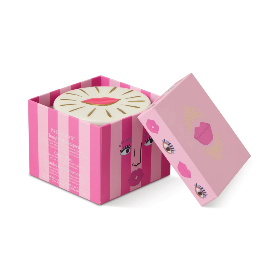 Paddywax Charmed Glass Candle Lips - Smoked Cherry3.png