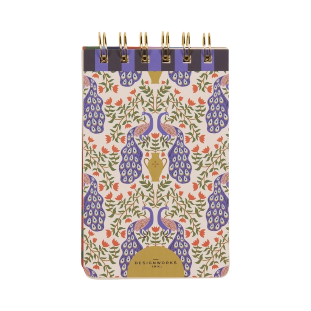 Designworks Ink A Dopo Peacock Twin Wire Notepad3.png