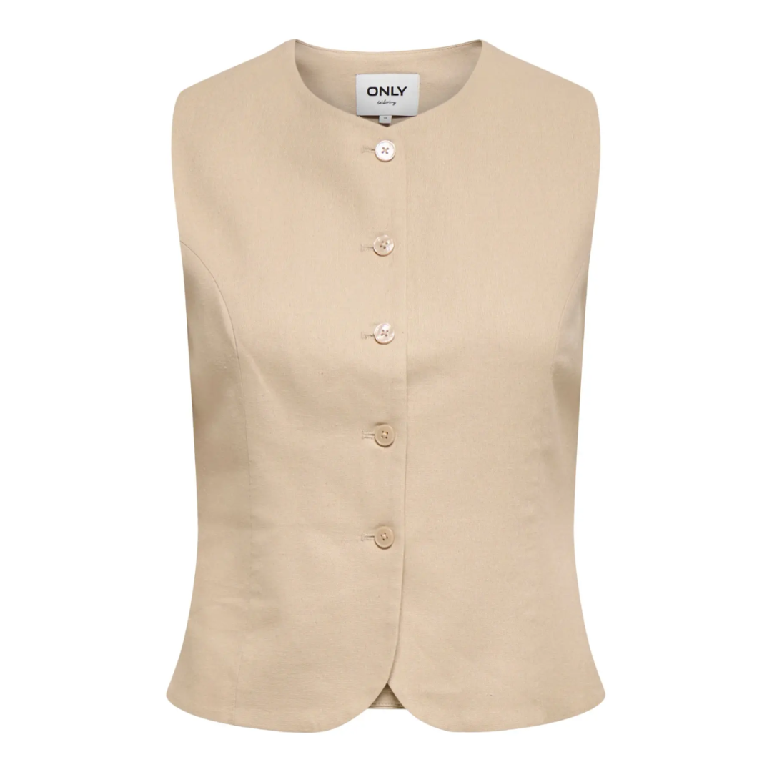 ONLGOA-LINEN-WAISTCOAT-OXFORD-TAN.png