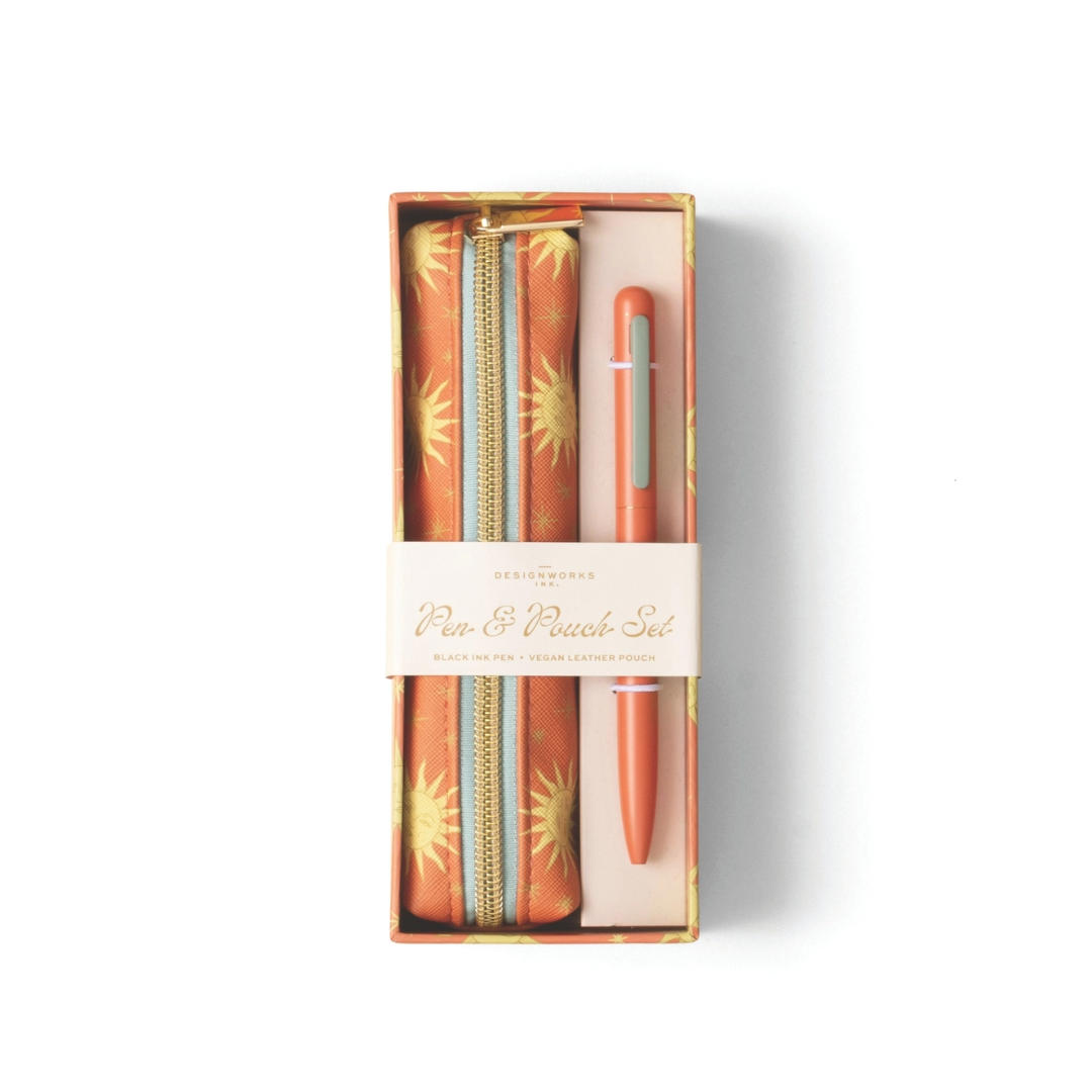 Pen & Pouch Set - Terracotta Sun.png